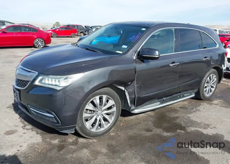 2014 Acura Mdx Technology Package from USA, damaged, VIN 5FRYD4H4XEB017613